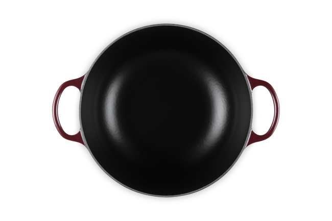 Le Creuset Cast Iron Signature Soup Pot 26cm RhoneGarnet image number 5